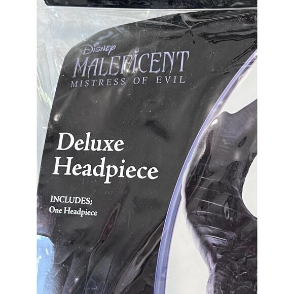 Disney Maleficent Headpiece Mistress of Evil Deluxe Adult Headpiece Horns - Picture 3 of 8